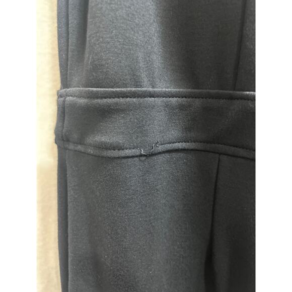 Folter Black Sleeveless Peter Pan Collar Dress XL Gothic Schoolgirl Whimsygoth - Picture 8 of 9